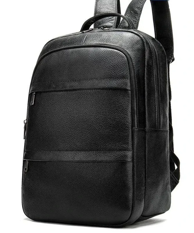 Рюкзак Vintage 14696 шкіряний Чорний