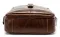 Сумка чоловіча гладка Vintage 14700 Коричнева