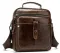 Сумка чоловіча гладка Vintage 14700 Коричнева