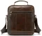 Сумка чоловіча гладка Vintage 14700 Коричнева