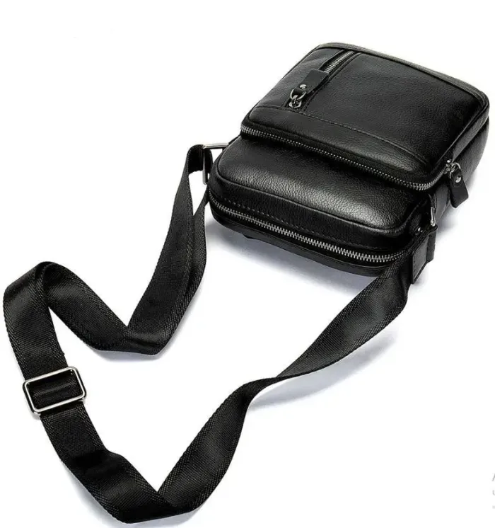 Сумка чоловіча Vintage 14701 Чорна