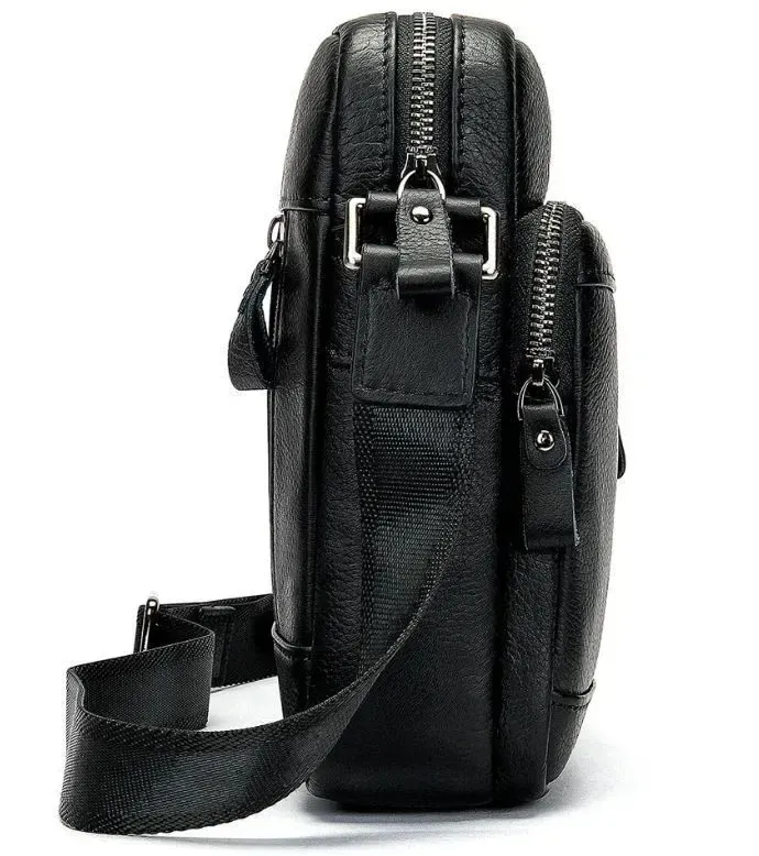 Сумка чоловіча Vintage 14701 Чорна