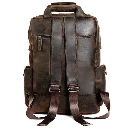 Рюкзак дорожній Vintage 14709 шкіряний Коньячний