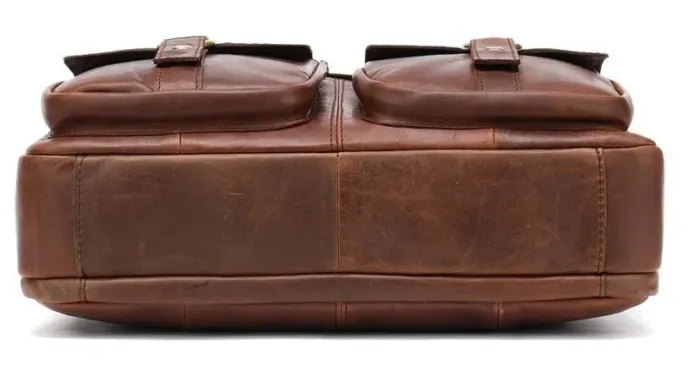 Сумка чоловіча Vintage 14717 Коричнева