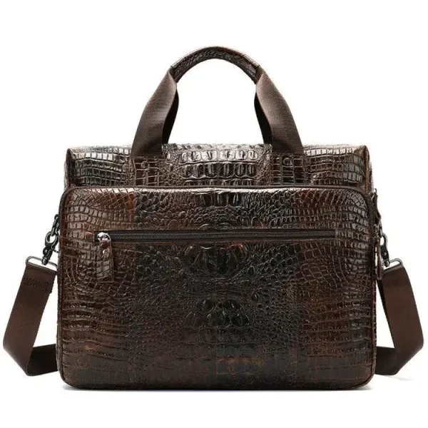 Сумка для ноутбука з тисненням під рептилію Vintage 14719