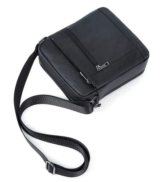 Сумка чоловіча флотар Vintage 14720 Чорна