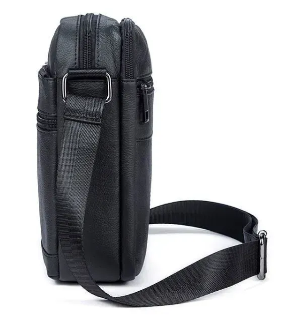 Сумка чоловіча флотар Vintage 14720 Чорна