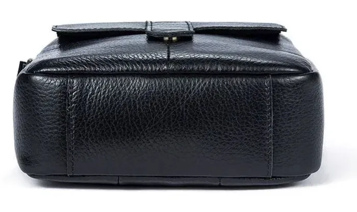 Сумка чоловіча флотар Vintage 14721 Чорна