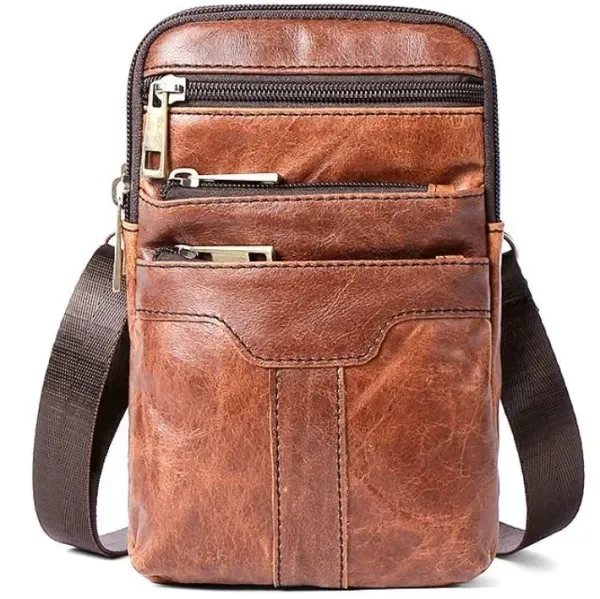 Сумка чоловіча Vintage 14724 Коричнева