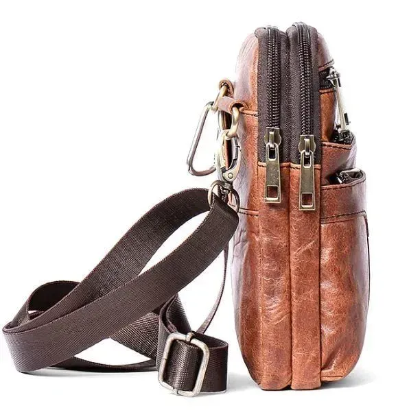 Сумка чоловіча Vintage 14724 Коричнева