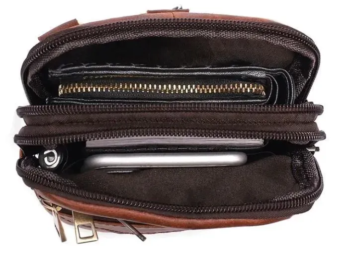 Сумка чоловіча Vintage 14724 Коричнева