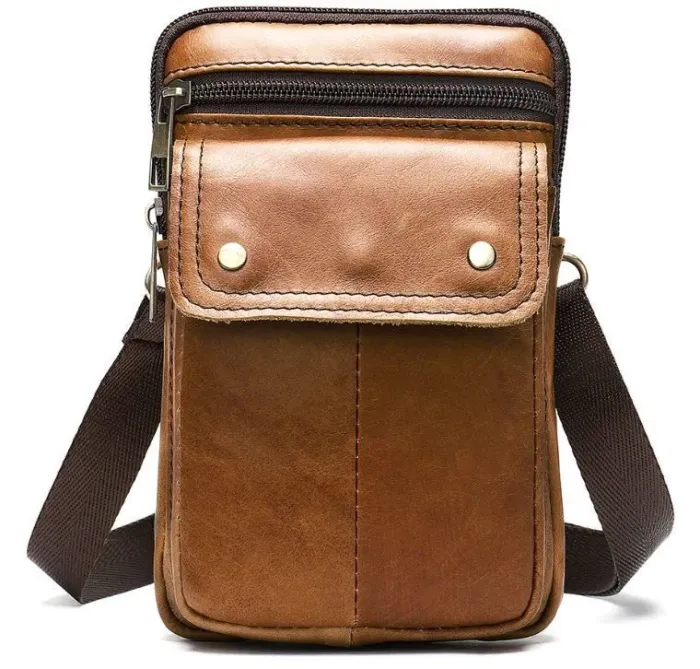 Сумка чоловіча Vintage 14725 Коричнева