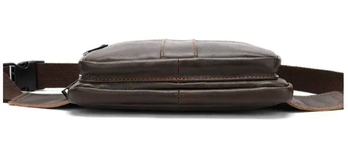 Сумка на пояс Vintage 14727 Коричнева