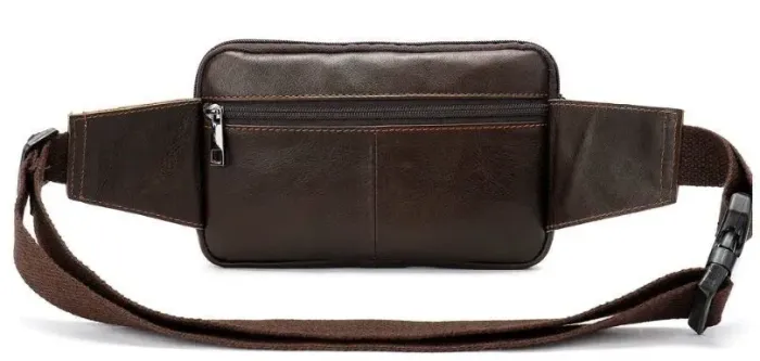 Сумка на пояс Vintage 14727 Коричнева