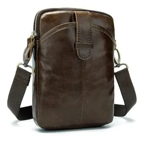 Сумка чоловіча Vintage 14728 Коричневий