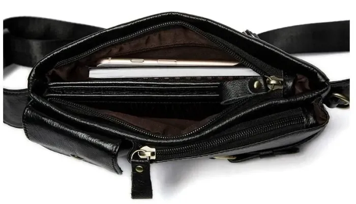 Сумка на пояс Vintage 14734 Чорна