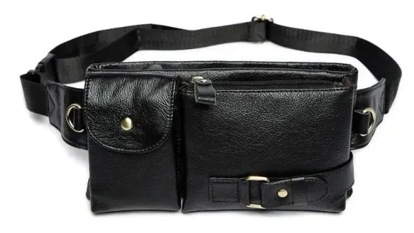 Сумка на пояс Vintage 14734 Чорна