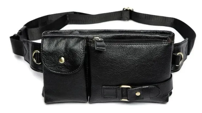 Сумка на пояс Vintage 14734 Чорна
