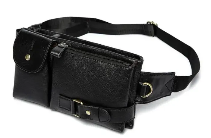 Сумка на пояс Vintage 14734 Чорна