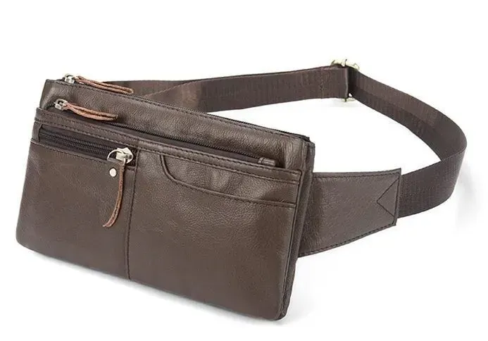 Сумка на пояс Vintage 14736 Коричнева