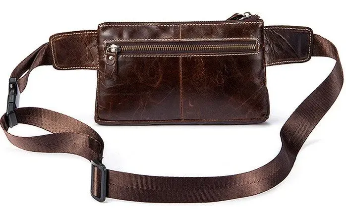 Поясна сумка гладка Vintage 14738