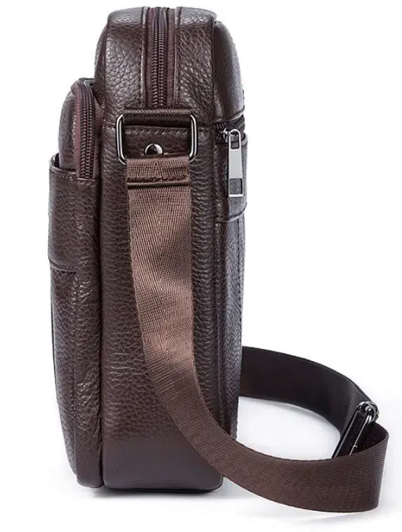 Сумка чоловіча Vintage 14744 Коричнева