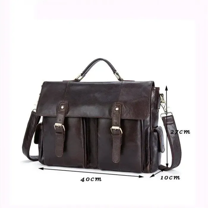 Портфель діловий чоловічий під ноутбук Vintage 14749