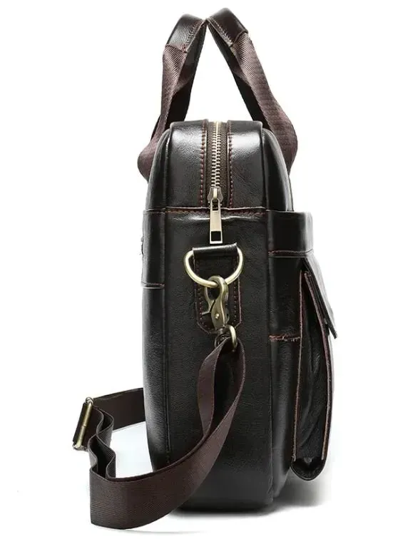 Сумка чоловіча під ноутбук Vintage 14750 Коричнева