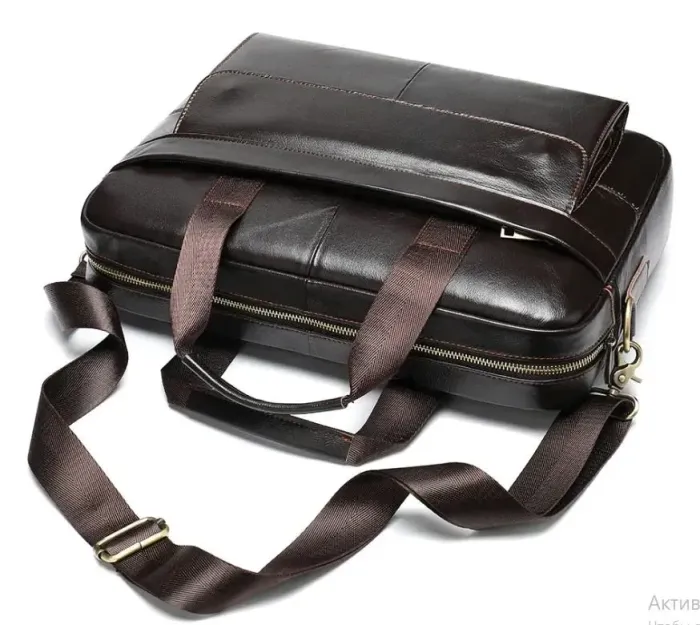 Сумка чоловіча під ноутбук Vintage 14750 Коричнева