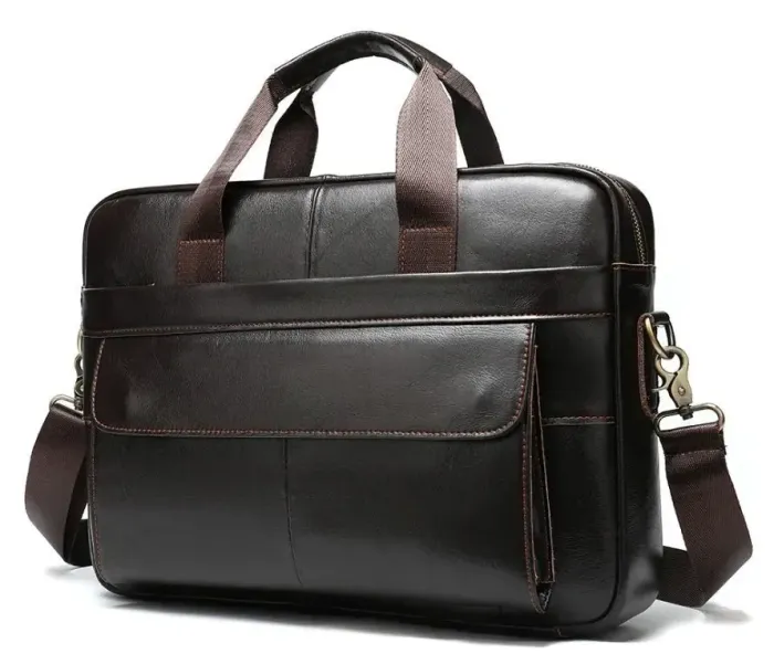 Сумка чоловіча під ноутбук Vintage 14750 Коричнева