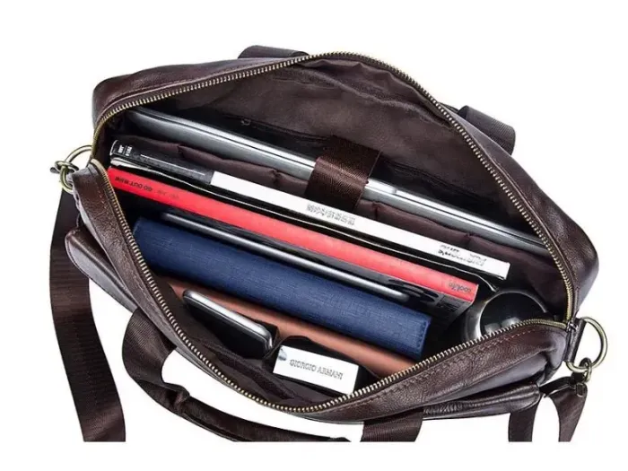 Сумка чоловіча під ноутбук Vintage 14751 Коричнева