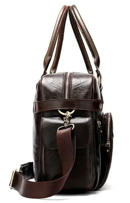 Дорожня сумка Vintage 14755 Коричнева