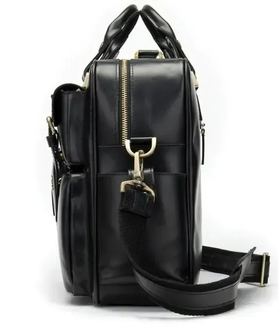 Сумка чоловіча Vintage 14756 Чорна