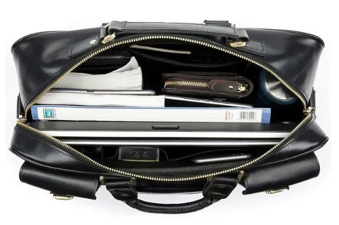 Сумка чоловіча Vintage 14756 Чорна