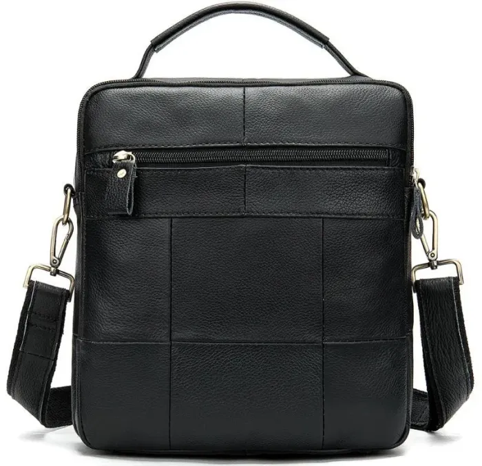 Сумка чоловіча флотар Vintage 14763 Чорна