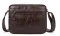 Сумка чоловіча гладка Vintage 14767 Коричнева