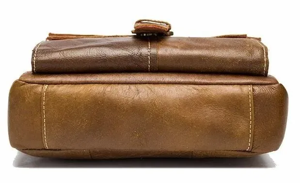 Сумка ретро чоловіча Vintage 14768 Світло-коричнева