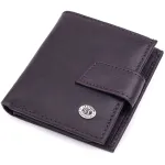 Компактний жіночий гаманець із натуральної шкіри ST Leather 22855 Коричневий