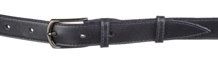 Ремень кожаный MAYBIK 15234 Темно-синий