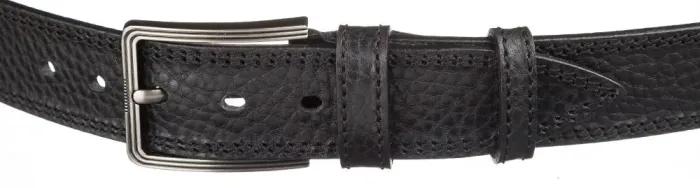 Мужской кожаный ремень MAYBIK 15249 Черный