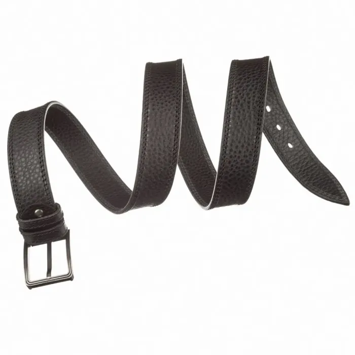 Мужской кожаный ремень MAYBIK 15249 Черный