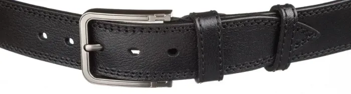 Чоловічий шкіряний ремінь MAYBIK 15251 Чорний