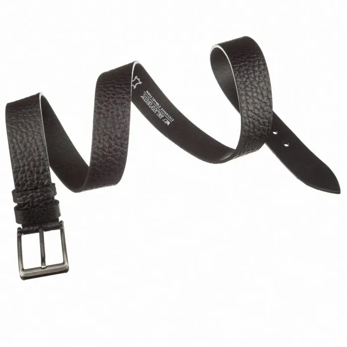 Чоловічий шкіряний ремінь MAYBIK 15252 Чорний