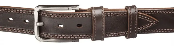 Ремінь джинсовий MAYBIK 15256 Коричневий