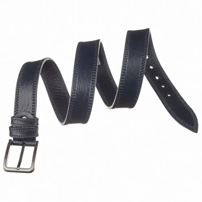 Ремінь джинсовий MAYBIK 15257 Синій