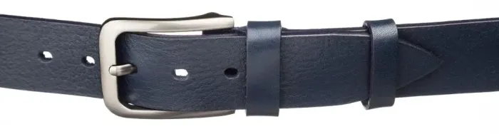 Ремінь шкіряний MAYBIK 15258 Синій