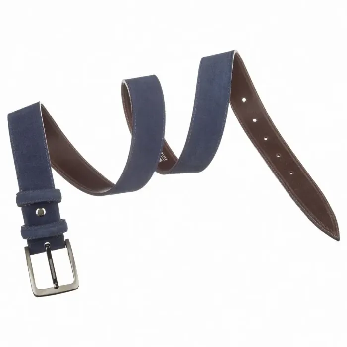 Ремень замшевый MAYBIK 15263 Синий