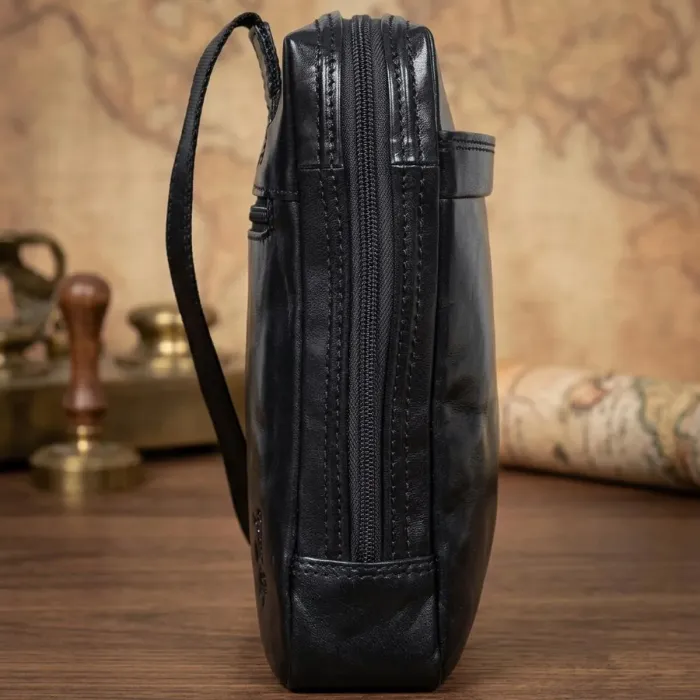 Чоловіча сумка Tony Perotti Italico 6001G-20 nero (90632) Чорна