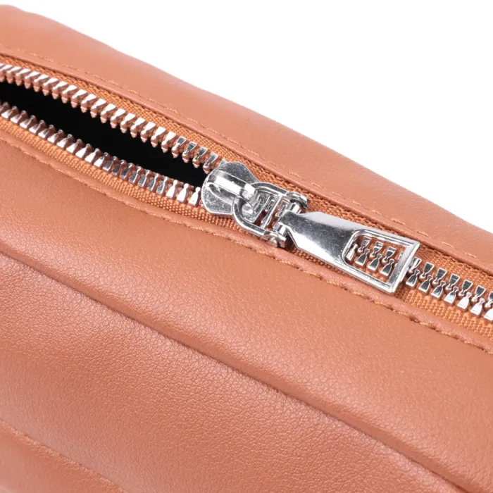 Жіноча сумка крос-боді з монетницею з екошкіри Vintage 22795 Рудий