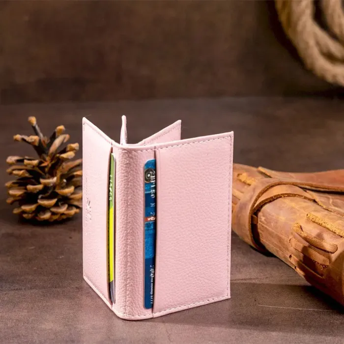 Візитниця-книжка ST Leather 19220 Рожева